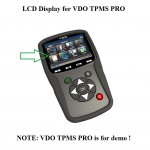 LCD Screen Display Replacement for VDO TPMS PRO